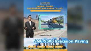 เจาะลึก: เครื่องปูผิวทางแบบ Slipform รุ่น SMC-5500 ใหม่ 15,000 กก. พร้อมการรับประกันเครื่องยนต์ 3 ปี