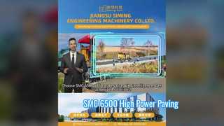 รายละเอียดเพิ่มเติม: เครื่องปูผิวทางด้านหลัง SMC-6500 พร้อมเครื่องยนต์กำลังสูงสำหรับการก่อสร้างทางหลวง