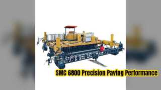 SMC 6800 Slipform Paver ประสบความสำเร็จในการก่อสร้างในต่างประเทศ